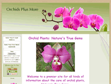 Tablet Screenshot of orchids-plus-more.com